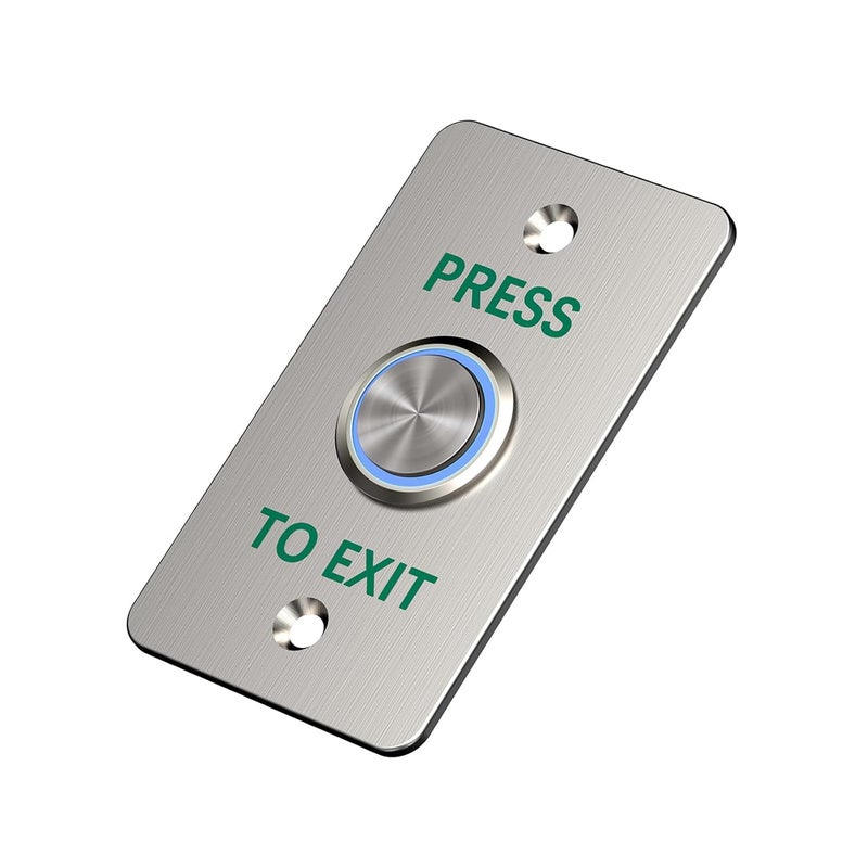 ANWENGJ Push to Exit Button with Back Mount Box IP67 Waterproof Stainless Steel LED Light NO/NC Press Exit Switch - Image 2